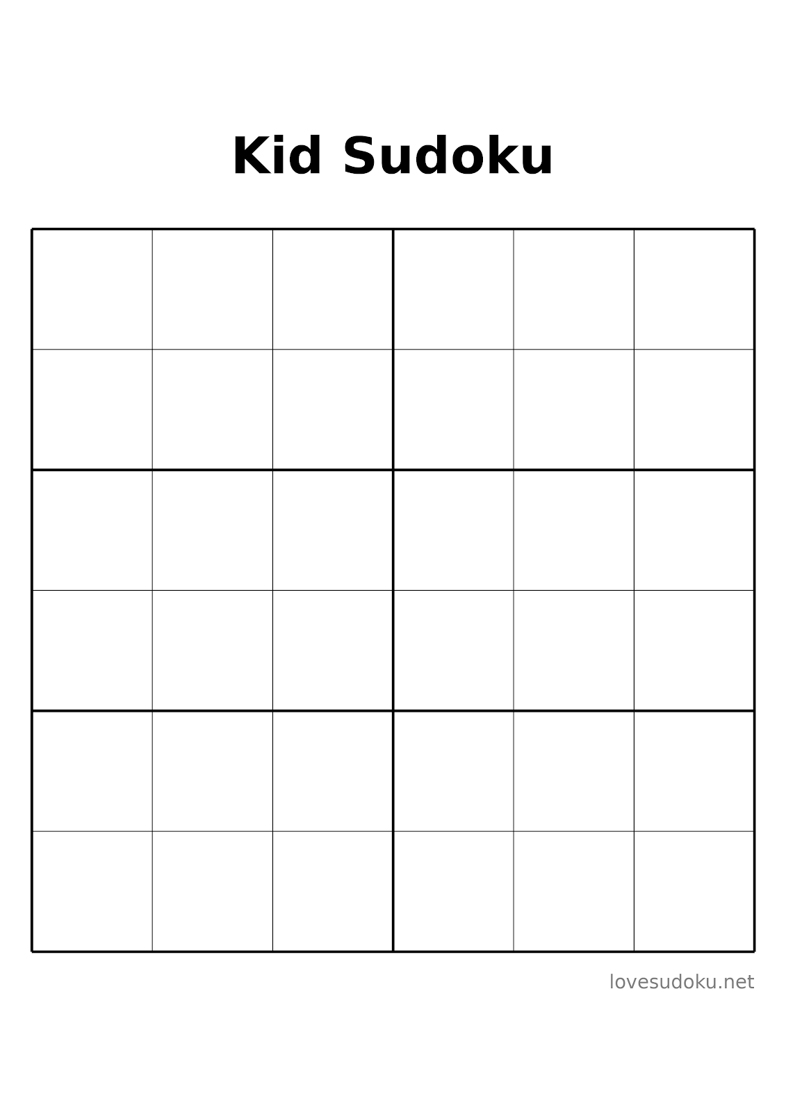 sudoku for kids 4x4